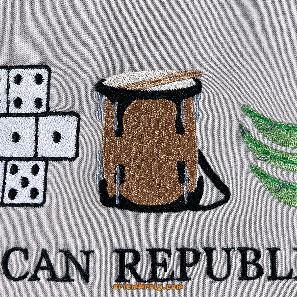 DR pride hoodie with cultural embroidery