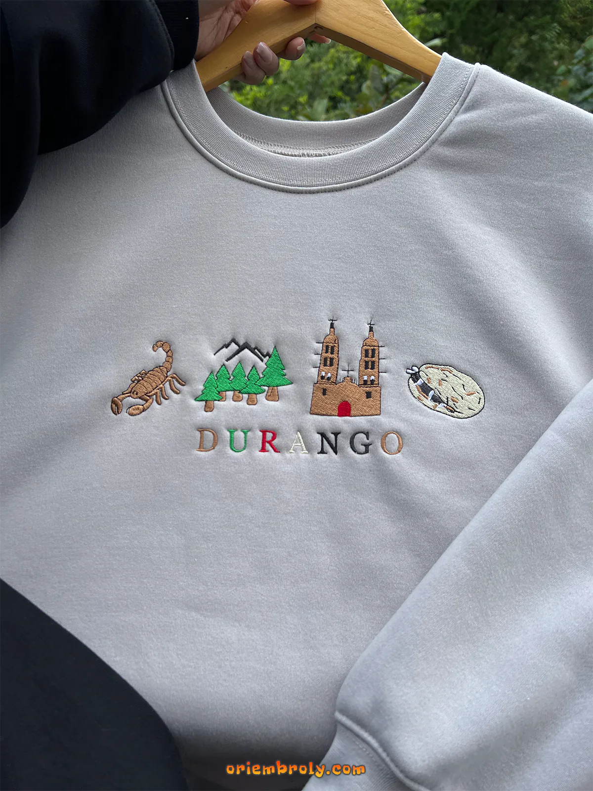 Mexico icon aesthetic crewneck with embroidery