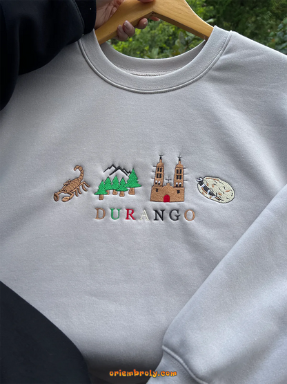 Mexico icon aesthetic crewneck with embroidery