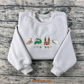 Durango Mexico embroidered crewneck sweatshirt with chest icons