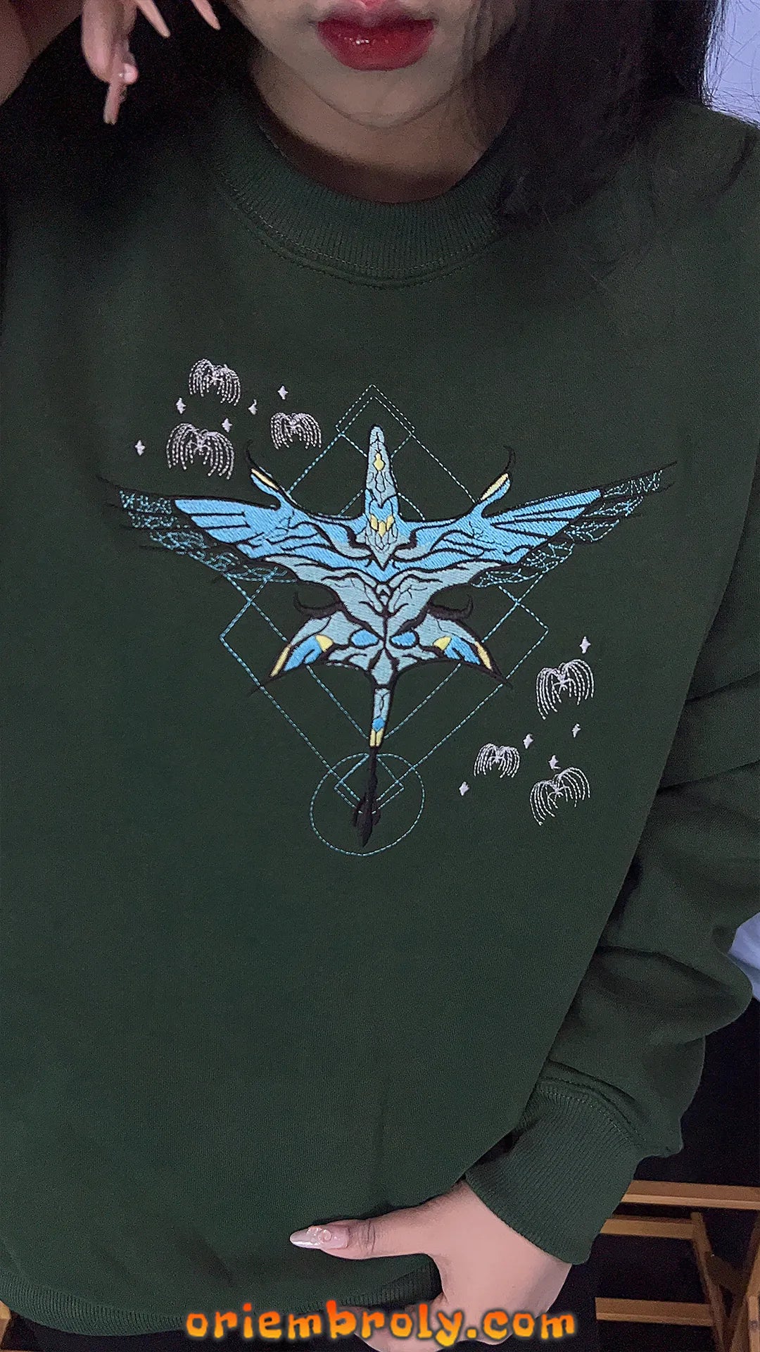 Unisex embroidered Avatar hoodies for couples