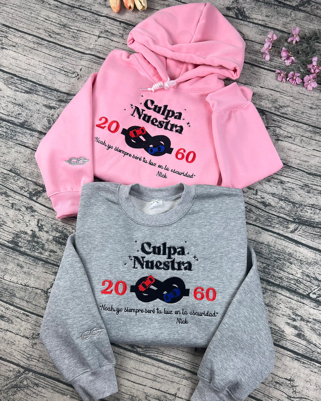 Futuristic hoodie with unique embroidery design