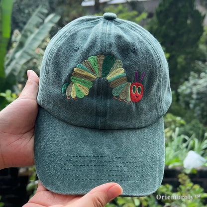 embroidered dad cap Eat The Rich slogan hat