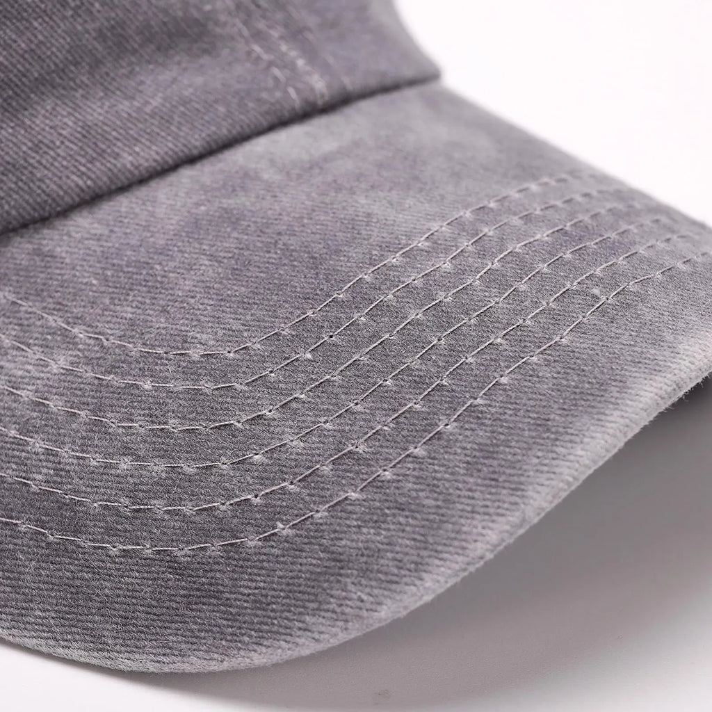 embroidered dad hat im single minimalist design