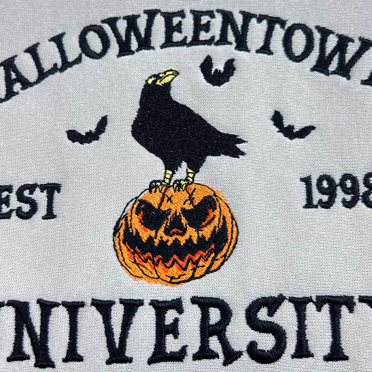 Embroidered Halloweentown Sweatshirt for Spooky Fall Season