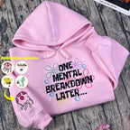 One Mental Breakdown Later embroidered sweatshirt