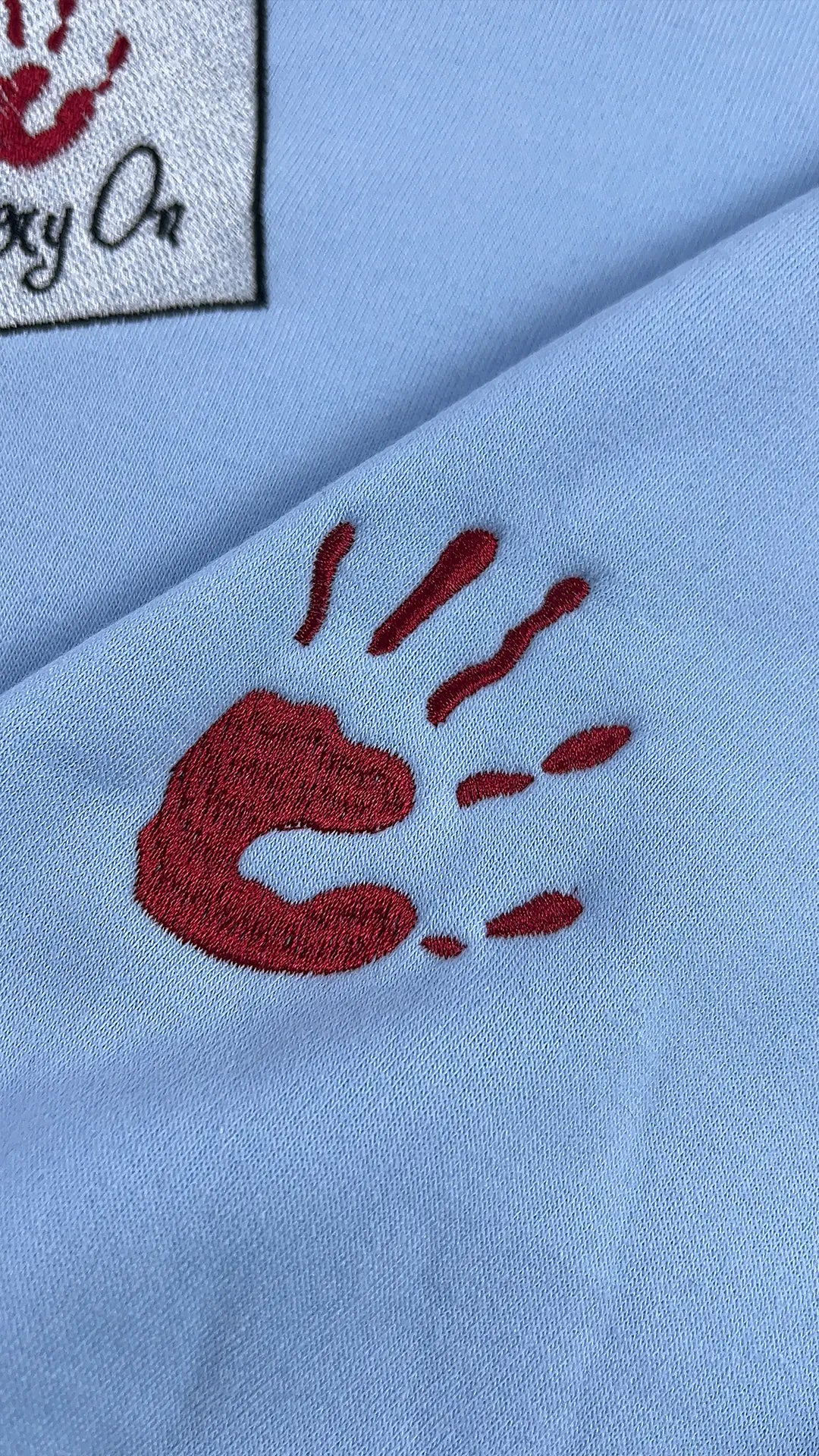 Canonical KAZ 2Y5 lighter design on Supernatural crewneck