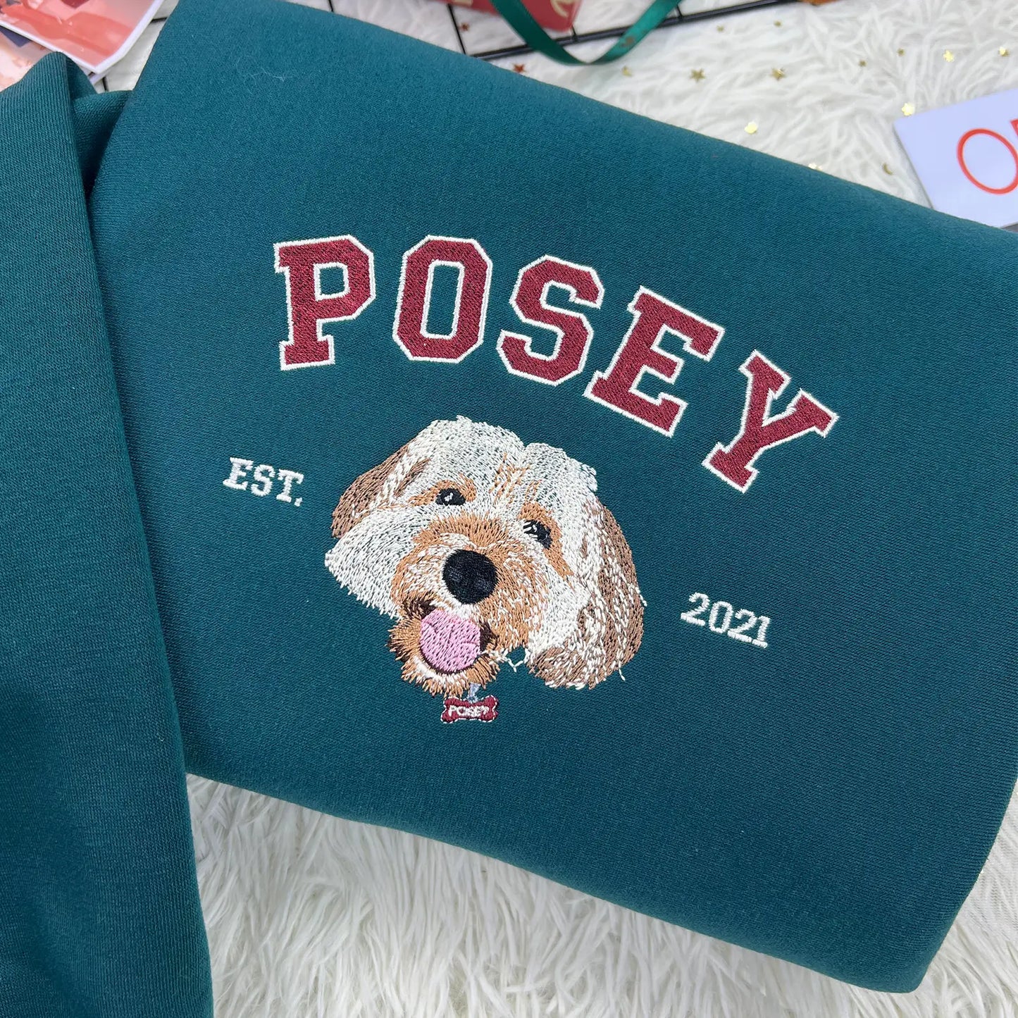 Custom Handwriting Pet Name Sweatshirt – Personalized Gift