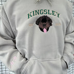 Embroidered Pet Portrait Hoodie - ORI258888 | Custom Dog & Cat Sweatshirt