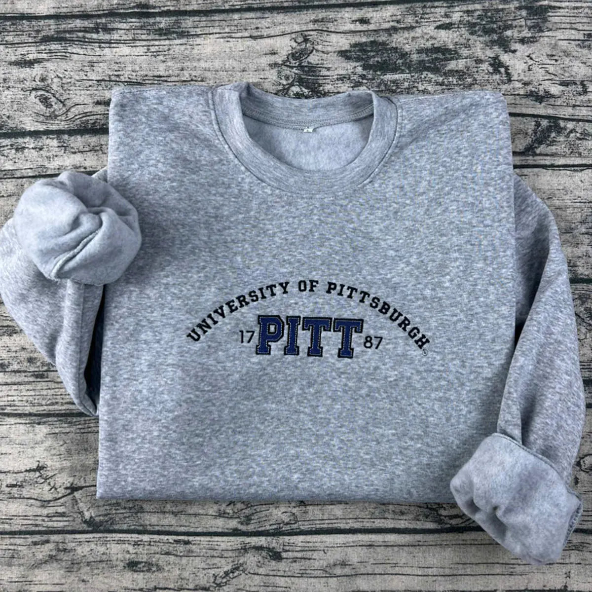 Embroidered pittsburgh sweatshirt hoodie