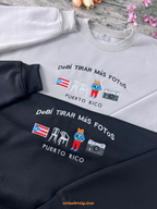 Puerto Rican pride embroidered sweater gift