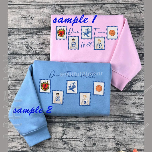 One Tree Hill embroidered sweatshirt with Scott 23 design