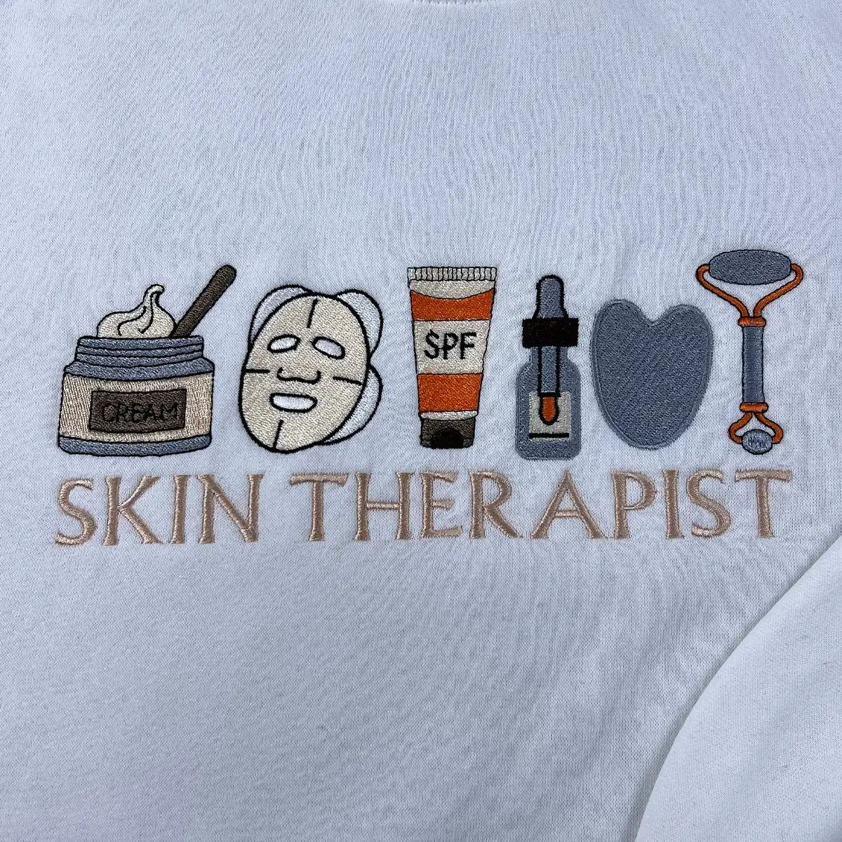 Cozy esthetician crewneck skincare professional gift