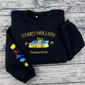 Embroidered Stars Hollow sweatshirt for fall book lovers