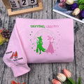 Wicked movie fan hoodie with embroidery design