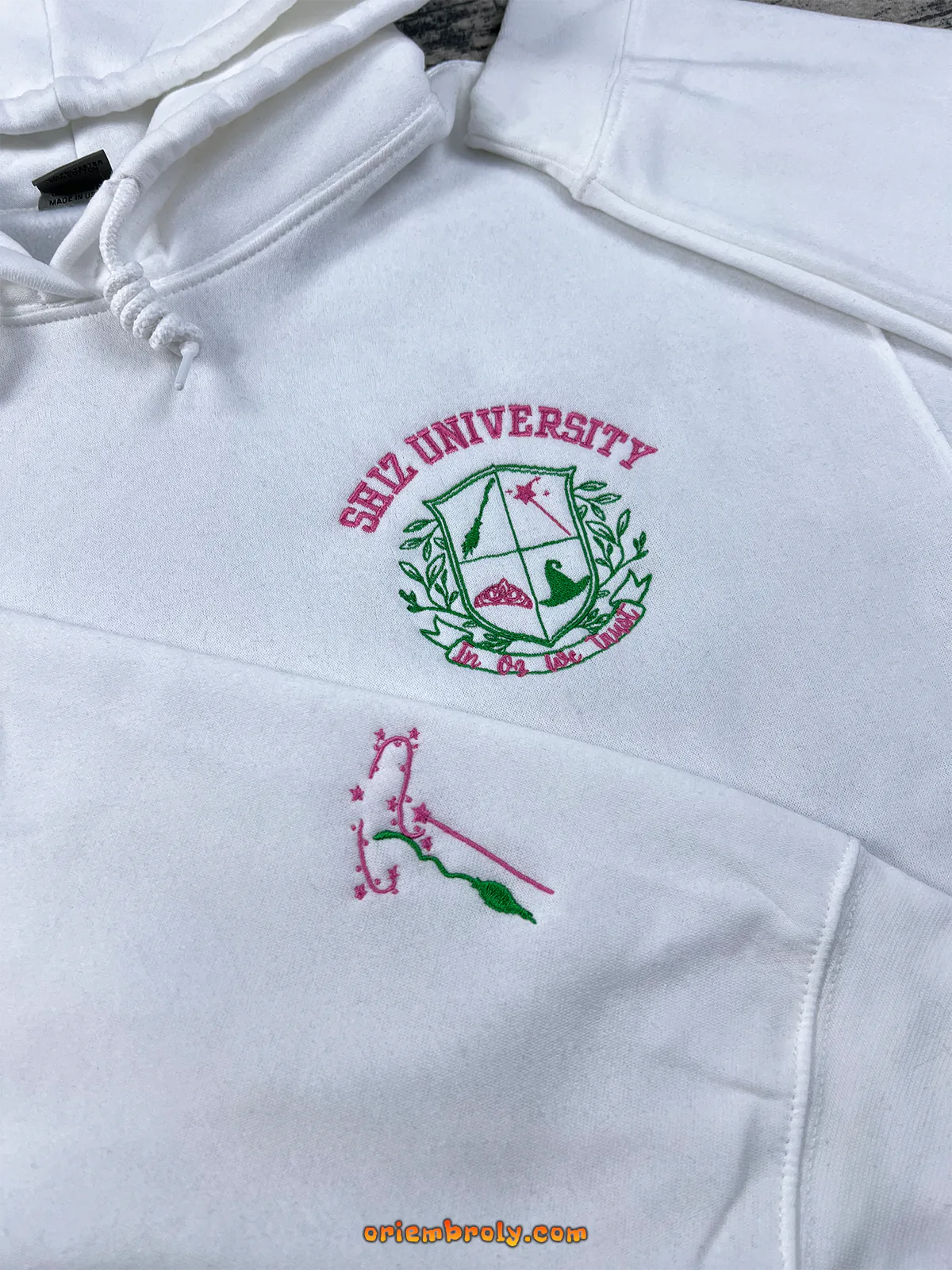 Embroidered Wizard of Oz crewneck sweatshirt featuring Wicked design