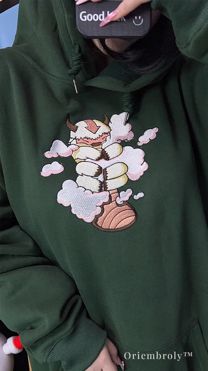 fantasy inspired embroidered hoodie outfit look