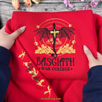 Rebecca Yarros Fourth Wing embroidered sweatshirt