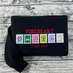 Sjm Books Embroidered Sweatshirt, ACOTAR Throne Of Glass , Fireheart - Cursebreaker - Starborn, SJM Merch, Bookish Gift