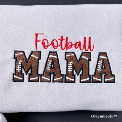 Close up "Mama" shirts featuring sports ball designs