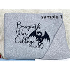 Fourth Wing Embroidered Sweatshirt | Custom Basgiath War College | Dragon Rider Merch