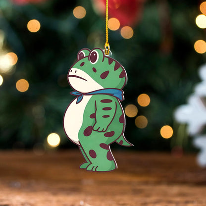 Freedom Frog political humor Christmas ornament