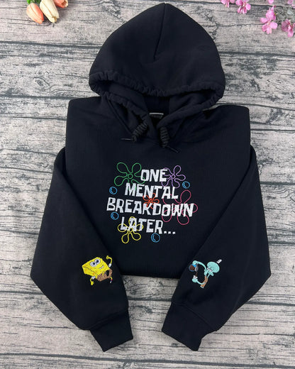 Funny mental health hoodie – perfect gift for her – pastel Y2K aesthetic