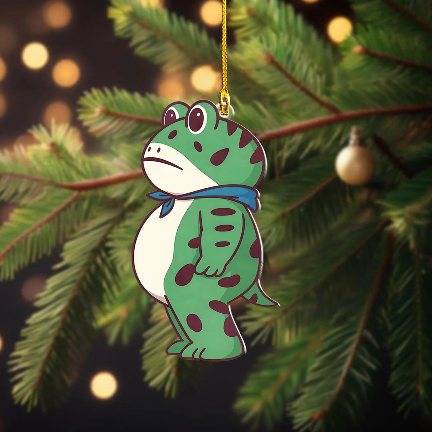 Portland Frog 2025 ornament for holiday trees