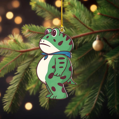 Portland Frog 2025 ornament for holiday trees