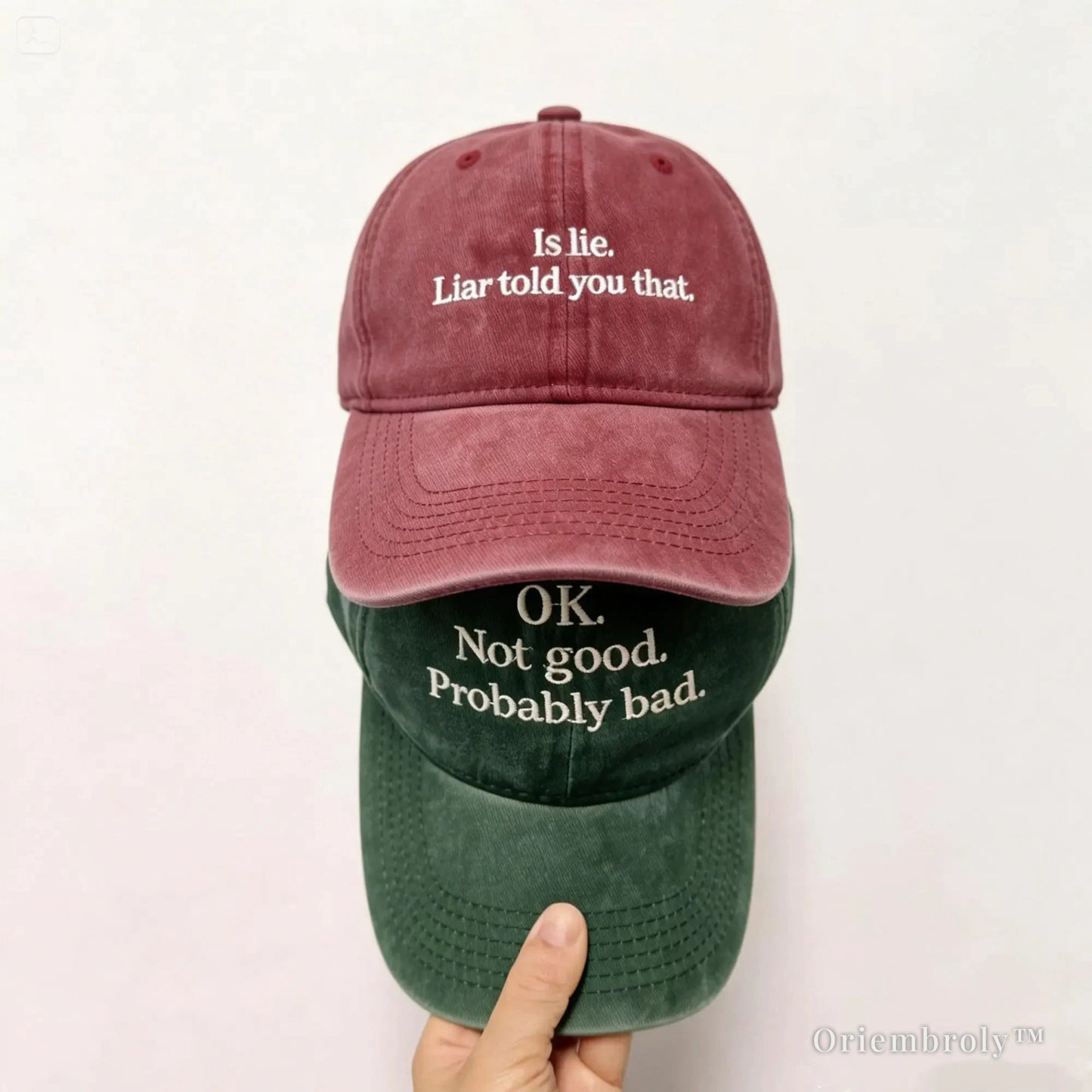 funny quote embroidered hat vintage baseball cap