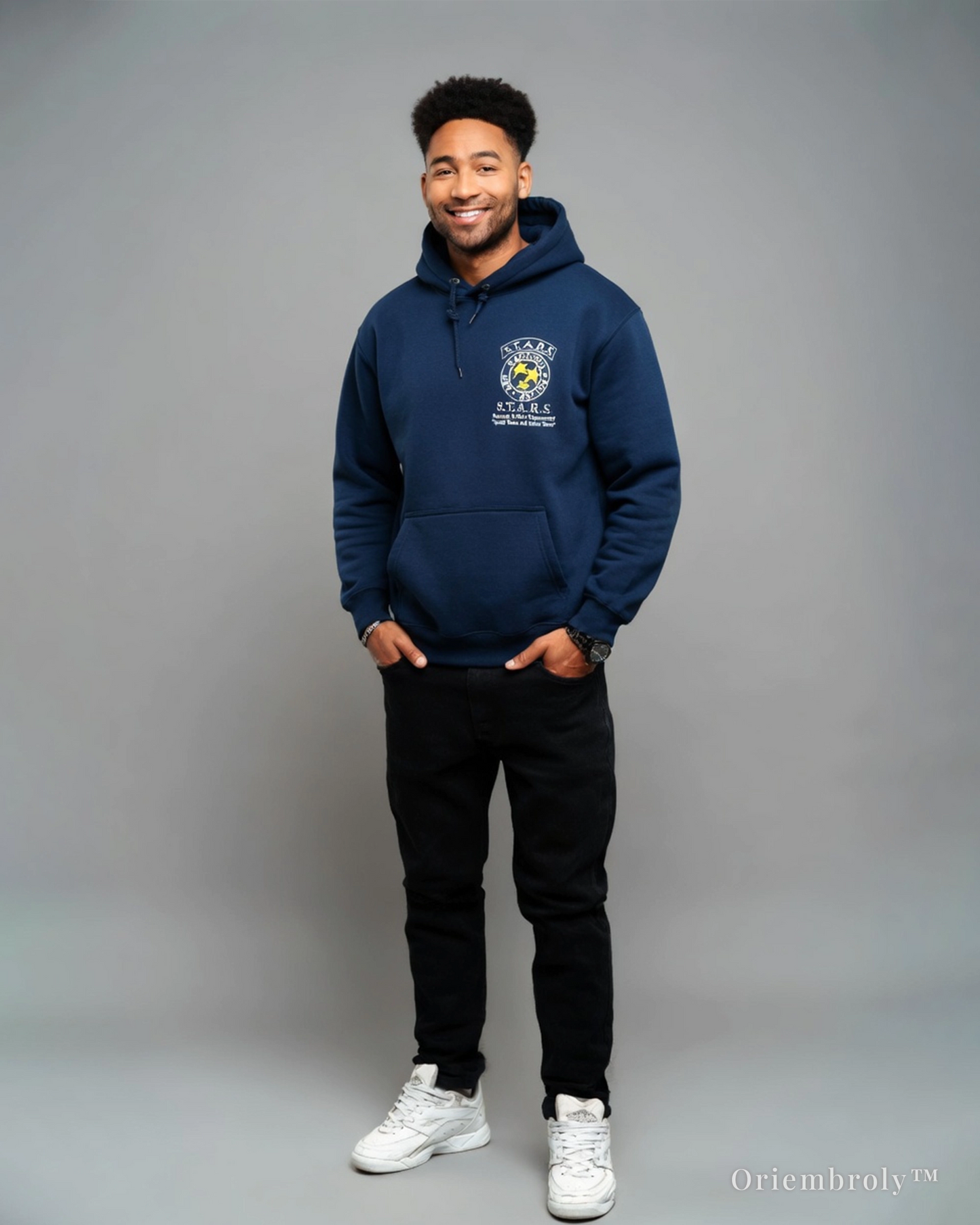 Retro Tactical Unit Embroidered Hoodie – Raccoon Police Style Survival Horror Sweatshirt