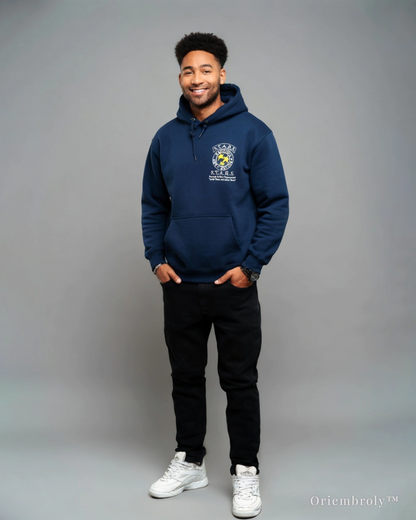 Retro Tactical Unit Embroidered Hoodie – Raccoon Police Style Survival Horror Sweatshirt