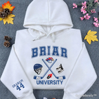 Garrett Graham inspired embroidered hoodie for romance readers
