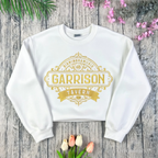 Garrison Tavern embroidered sweatshirt vintage pub design