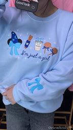 matching girls trip theme park embroidered hoodies