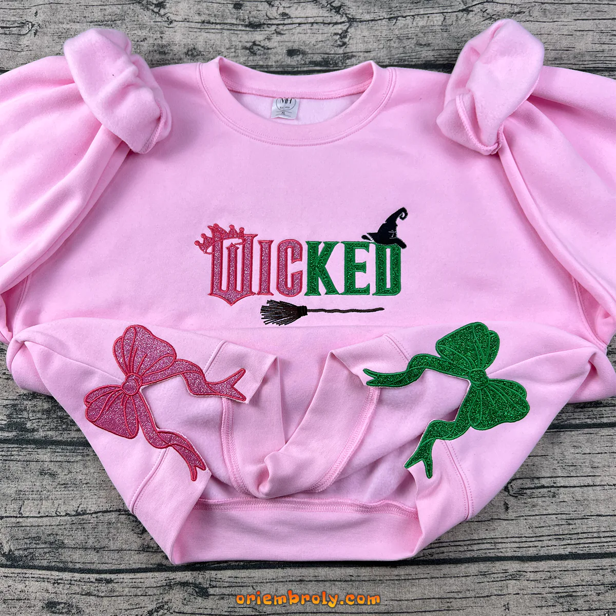 Cozy Wicked sweatshirt inspired by the musical Wicked and Wizard of Oz