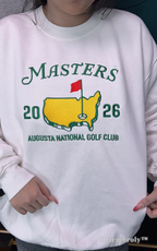 golf crewneck sweatshirt embroidered vintage style