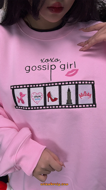 Embroidered women’s sweatshirt inspired by the show