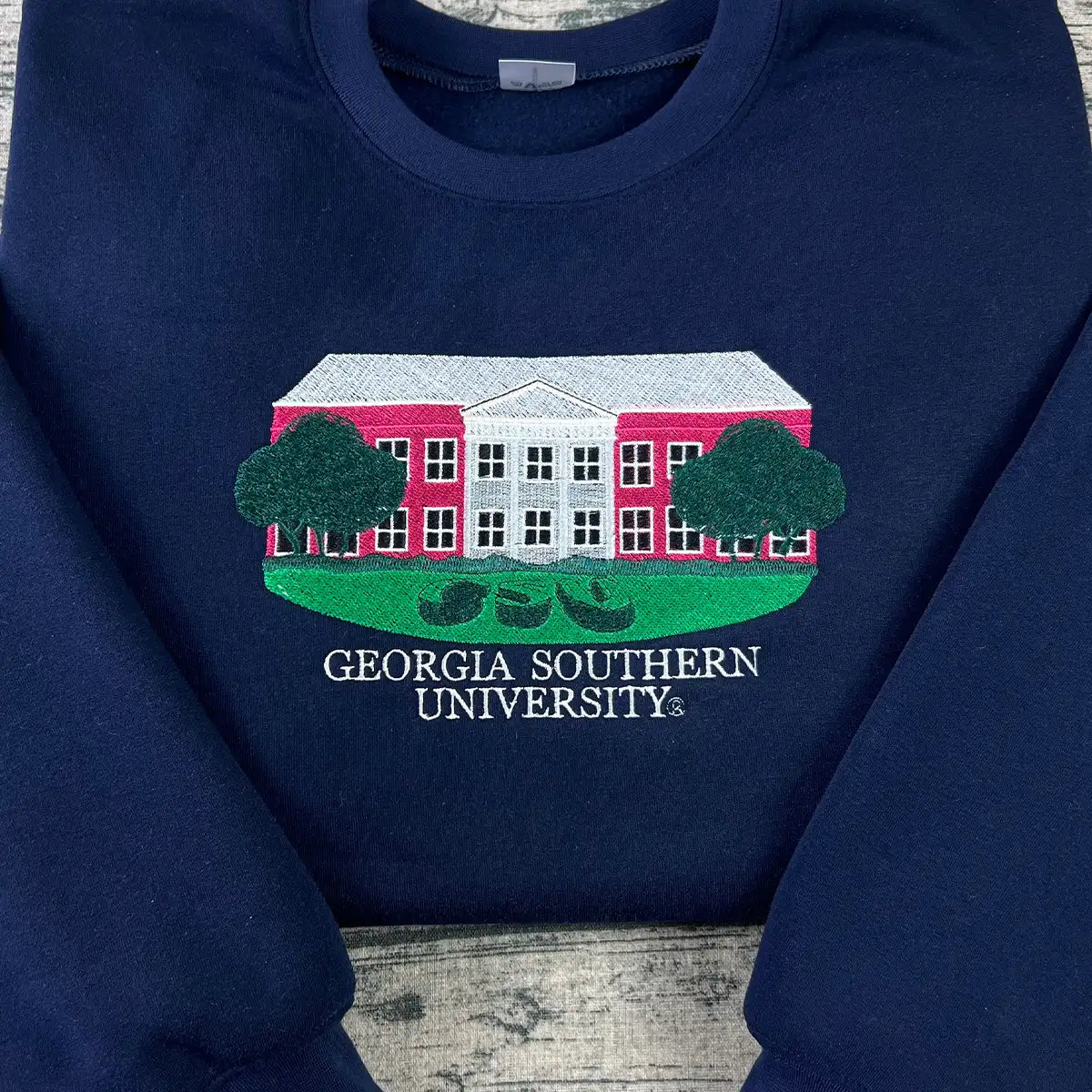 Georgia Southern University Embroidered Sweatshirt | GSU Eagles Hoodie