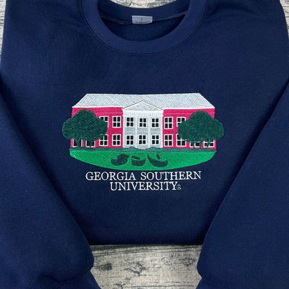 Georgia Southern University Embroidered Sweatshirt | GSU Eagles Hoodie