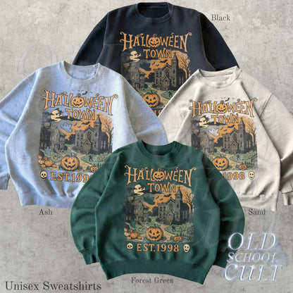 Halloweentown university graphic tee retro washed