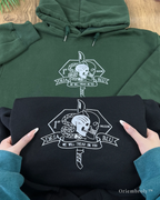 Heavyweight tactical hoodie with structured fit