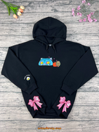 Cute Blue Tiger Embroidered Sweatshirt – Kawaii Animal Fleece Crewneck, Cozy Unisex Gift