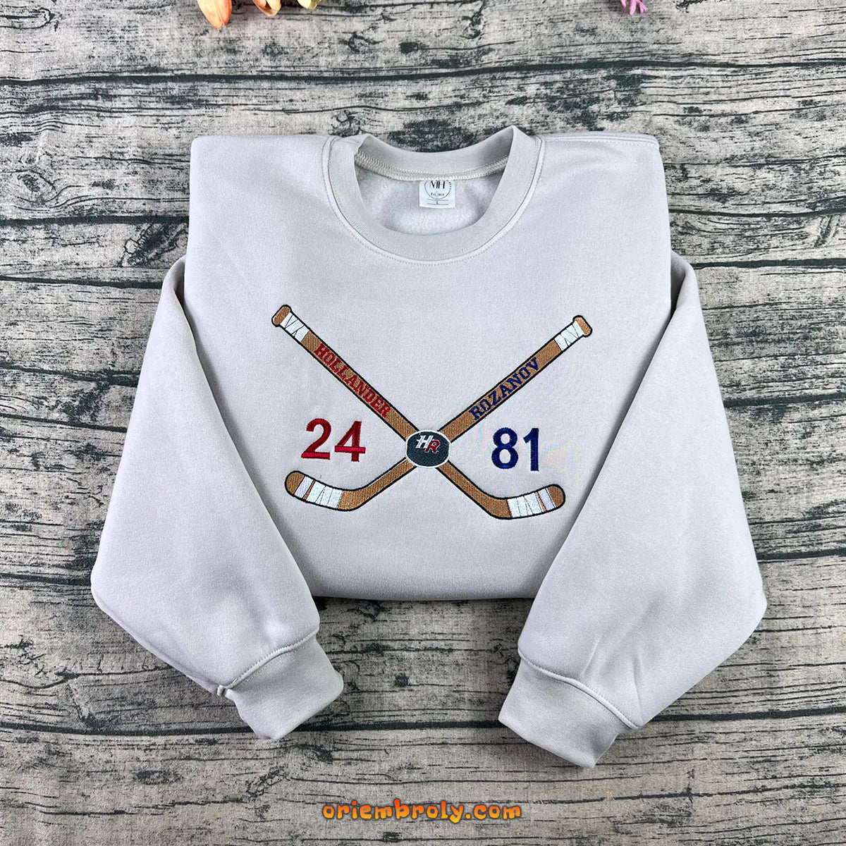 Hollander Rozanov hockey inspired sweatshirt