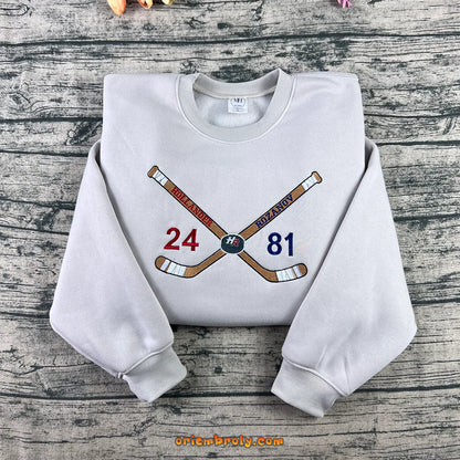 Hollander Rozanov hockey inspired sweatshirt
