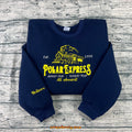 I Smell Snow embroidered sweatshirt with Believe sleeve