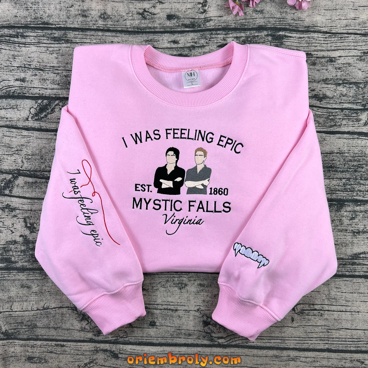 I Was Feeling Epic Mystic Falls TVD Crewneck front view
