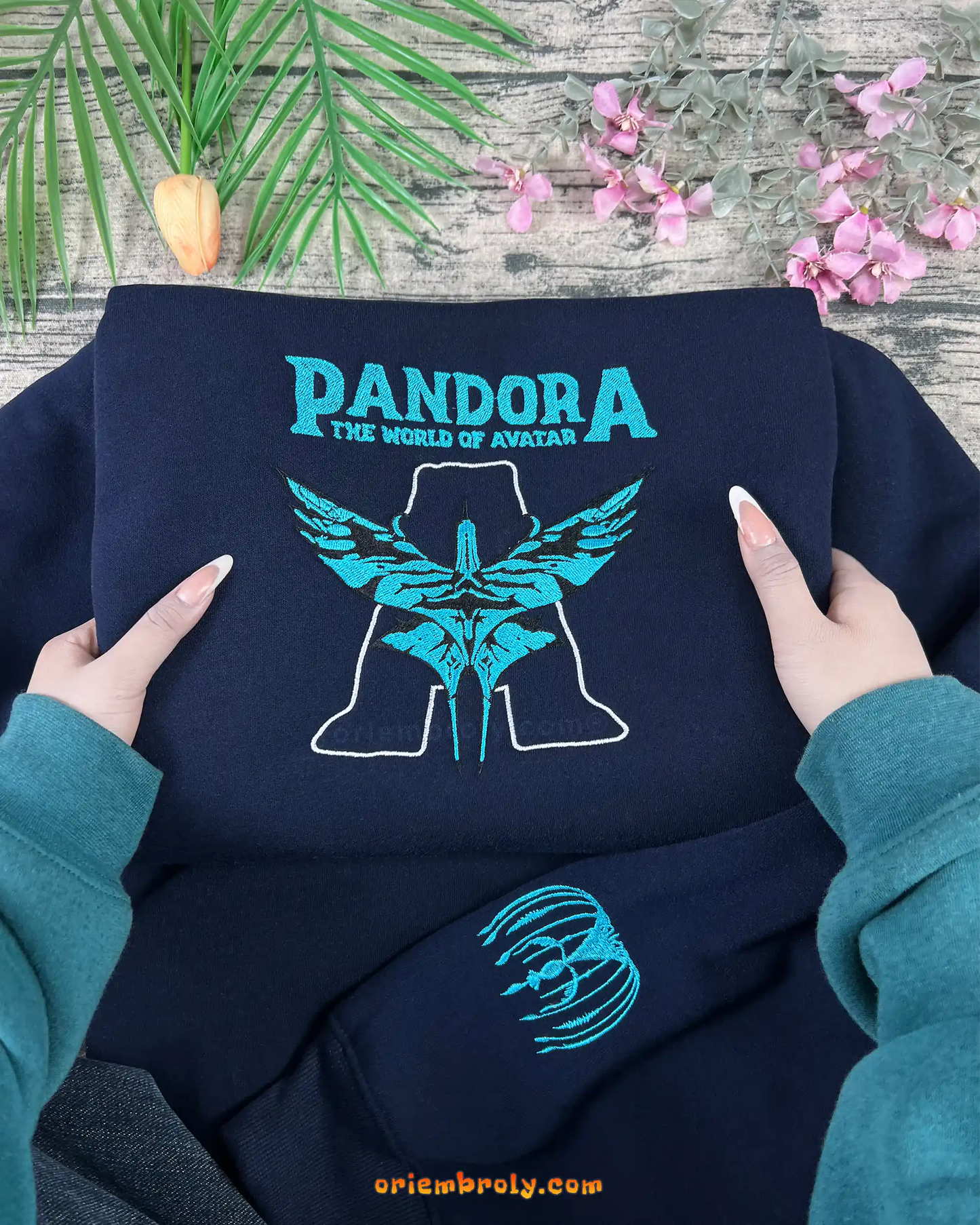 Unisex Pandora inspired embroidered sweatshirt