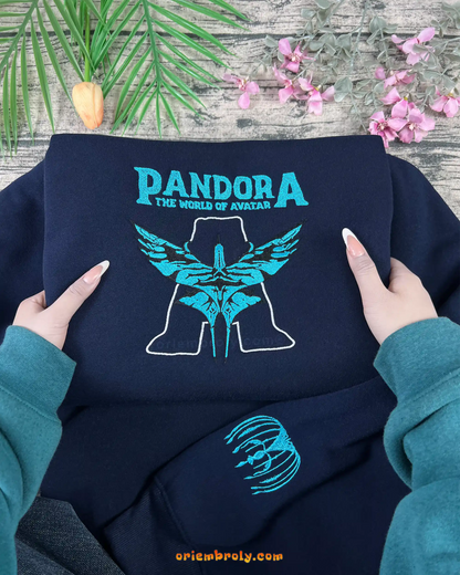 Unisex Pandora inspired embroidered sweatshirt