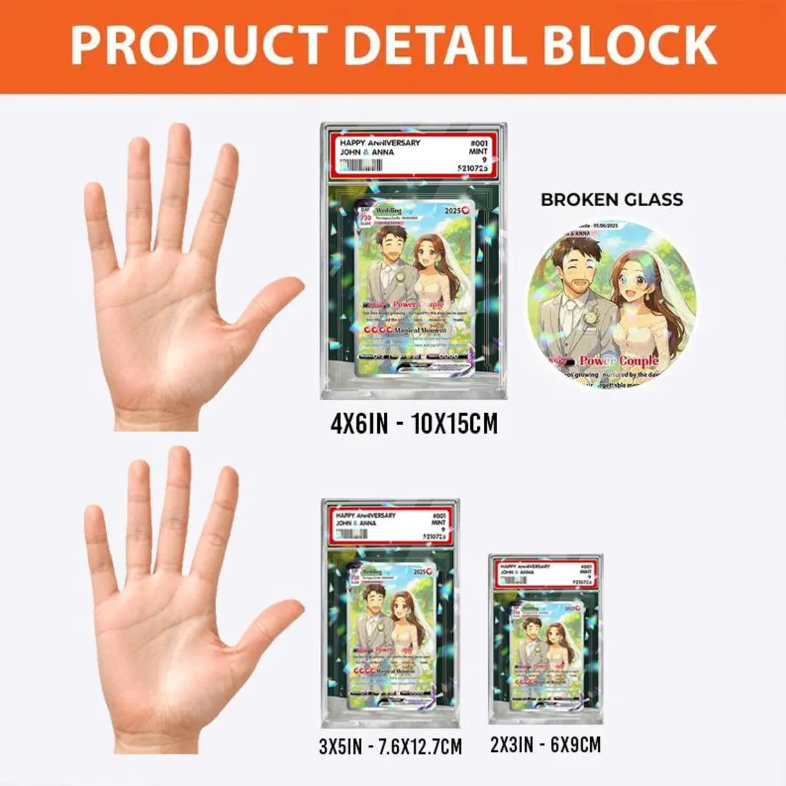 Custom Card – Personalized Wedding Card, Anniversary & Valentine’s Day Gift, Couple Photo Card